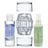 Набор FLESHLIGHT QUICKSHOT VANTAGE: мастурбатор, смазка, спрей-очиститель 810476019877